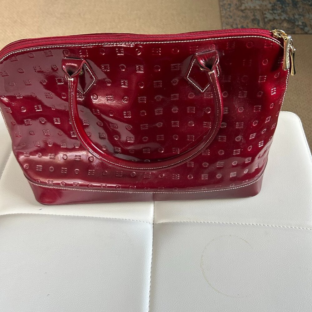 Arcadia red tote bag